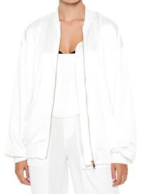 Saten Bomber Ceket
