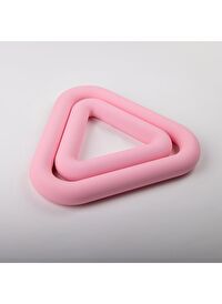 ACT FİTNESS ÜÇGEN DUMBELL SETİ AÇIK PEMBE