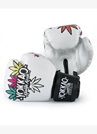 Yokkao Khalifa Kush White Boks, Kick Boks, Muay Thai Eldiveni