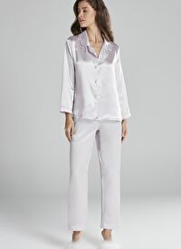 Saten Biyeli Kadın Pijama Takımı  - 1200