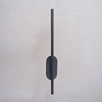 Modern Lüks Siyah Duvar Apliği 50cm