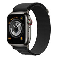 Buff Apple Watch Fabric Band 42/44/45mm Siyah