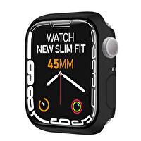 Buff Apple Watch New Slim Fit 45mm Kılıf Siyah
