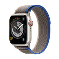 Buff Apple Watch Fabric Loop Kayış 42/44/45mm Gri-Mavi