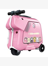 	Airwheel SQ3 Çocuklar İçin Elektrikli Binilebilir Scooter Valiz - Pembe(Kabin Boy)