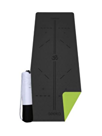 Seeka Yoga Stüdyo Serisi TPE Yoga Mat-Charcoal - Yeşil