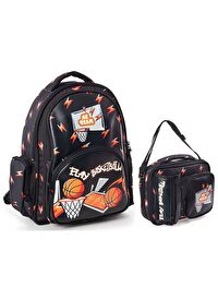 Me Çanta Me Team Play Basketbol Erkek Çocuk Okul Çantası ve Beslenme Seti 24157
