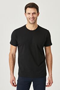 Erkek Karışık Slim Fit Dar Kesim Bisiklet Yaka 5'li Tişört Paketi