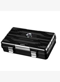 Jifeng Seyahat Tipi Puro Kutusu Humidor Parlak Siyah(10Cigar)
