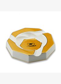 Cohiba 50.Yıl  9 Kenar Seramik Puro Küllüğü Sarı 3lü