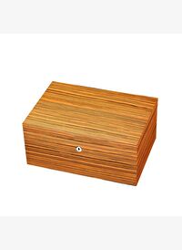 Sikarlan Cedar Puro Kutusu Humidor Mat Zebrano Wood 150s