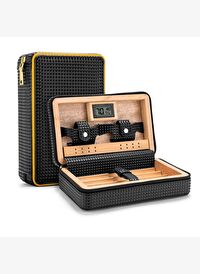 Cohiba Deri Puro Taşıma Çantası Siyah
