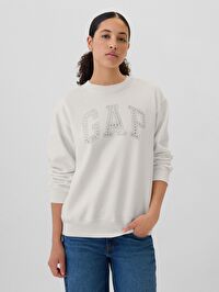 Gap Logo Bisiklet Yaka Fleece Sweatshirt