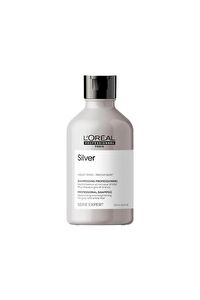 Serie Expert Silver Çok Açık Sarı, Gri Ve Beyaz Saçlar Için Renk Dengeleyici Mor Şampuanı 300 ML