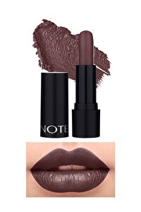 Note Deep Impact Lipstick 10 Fall in Pink Kremsi Dokulu Yarı Parlak Ruj - Kahverengi