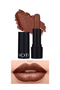 Note Deep Impact Lipstick 09 Spicy Nude Kremsi Dokulu Yarı Parlak Ruj - Kahverengi