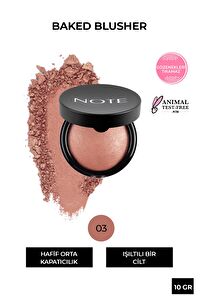 Note Baked Allık 03 Oriental Pink Işıltılı Highlighter