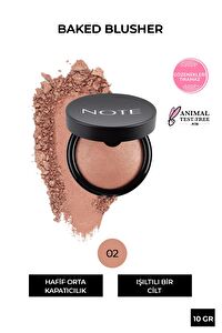 Note Baked Allık 02 Vintage Pink Işıltılı Highlighter