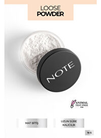 Note Loose Powder 01 Invisible Makyaj Sabitleyici Matlaştırıcı Toz Pudra