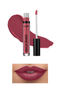 Note Matte Queen Lipstick 12 Blush Amour Kalıcı Likit Ruj - Pembe
