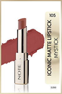 Note Iconic Matte Lipstick 105 Mystick Kalıcı Mat Ruj - Nude