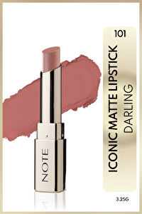 Note Iconic Matte Lipstick 101 Darling Kalıcı Mat Ruj - Nude
