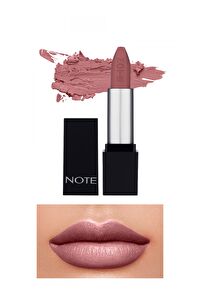 Note Mattever Lipstick 08 Unconventional Rose Yarı Mat Saten Bitişli Ruj - Koyu Nude