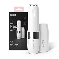 Braun FS1000 Mini Tüy Alma Makinesi + Pil ve Temizleme Fırçası, Seyahat Boy, Kablosuz Kullanım