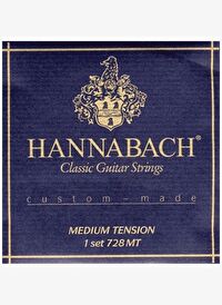 Hannabach 7288MT Custom Made Medium Tension Klasik Gitar Teli (3\'lü Treble Set