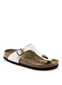 Birkenstock Beyaz Kadın Deri Terlik 943871 - GIZEH