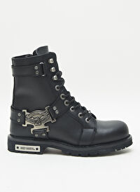 Harley Davidson Siyah Erkek Deri Bot CHARLES - 025M0447