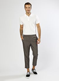 Jack & Jones Polo Yaka Düz Beyaz Erkek T-Shirt 12136516 JJEBASIC