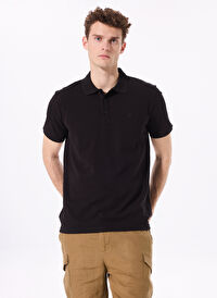 Fabrika Comfort Basic Siyah Erkek %100 Pamuk Polo T-Shirt - CM NOBRO K CEPSIZ
