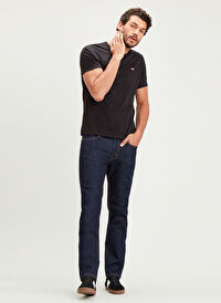 Levis 514 Straight Fit Lacivert Yüksek Bel Erkek Denim Pantolon DARK HOLLOW LOCAL 