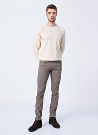 Beymen Business 4B1600000101 Normal Bel Slim Fit Vizon Erkek Pantolon