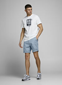 Jack & Jones Açık Mavi Erkek Normal Kalıp Şort 12165604_JPSTBOWIE JJSHORTS SOLID