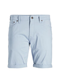 Jack & Jones Açık Mavi Erkek Normal Kalıp Şort 12201546_JPSTRICK JJORIGINAL
