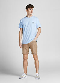 Jack & Jones Normal Krem Erkek Şort 12201546_JPSTRICK JJORIGINAL