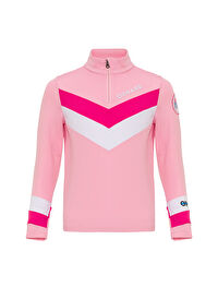 Oxnard OXW3002_CHEVRON-W Pembe Bisiklet Yaka Slim Fit Desenli Kadın Alt İçlik