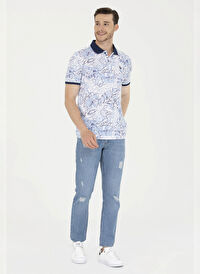 U.S. Polo Assn. Açık Mavi Erkek Düz Paça Slim Fit Denim Pantolon HECTOR