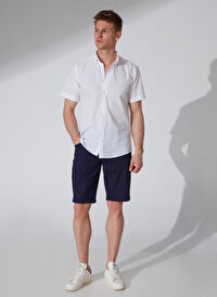 Beymen Business Beyaz Erkek Düğmeli Slim Fit Gömlek 4B2023200112  