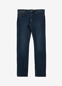 Armani Exchange İndigo Erkek Düz Paça Slim Fit  Denim Pantolon 8NZJ13 1500-INDIGO DENIM