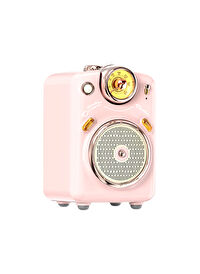 Divoom Fairy OK Mikrofonlu 10W Pembe Bluetooth Hoparlör