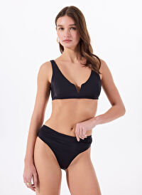 Fabrika Siyah Kadın Geniş Yanlı Bikini Alt 24-SETNA