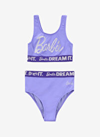 Barbie Lila Kız Çocuk Bikini Takım BRB4SG-BKİ6005