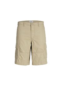 Jack & Jones Krem Erkek Kargo Şort JPSTCOLE JJCAMPAIGN SHORT