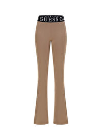 Guess Açık Kahve Kadın Tayt V3BB12MC04ZA10L-KIRAN MINI FLARE LE  