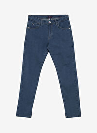 U.S. Polo Assn. Mavi Erkek Düz Paça Slim Fit Denim Pantolon MARCOS-U