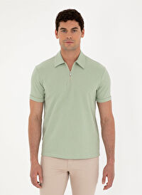 Pierre Cardin Jakarlı Çağla Erkek Polo T-Shirt TISSEL