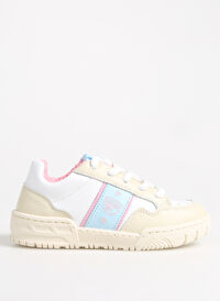 Chiara Ferragni Beyaz - Krem - Mavi Kız Çocuk Sneaker SNEAKERS CF1 WHITE/LIGHT BLUE/OFF W